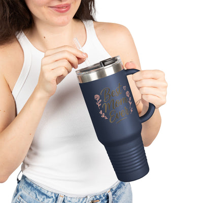 Best Mom Ever Insulated Travel Mug - Hoodora
