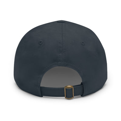 Classic Dad Hat with Round Leather Patch Hoodora
