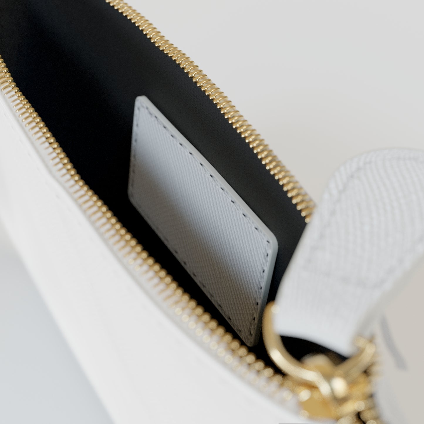 Stylish White Mini Clutch Bag