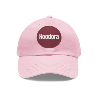 Classic Dad Hat with Round Leather Patch Hoodora