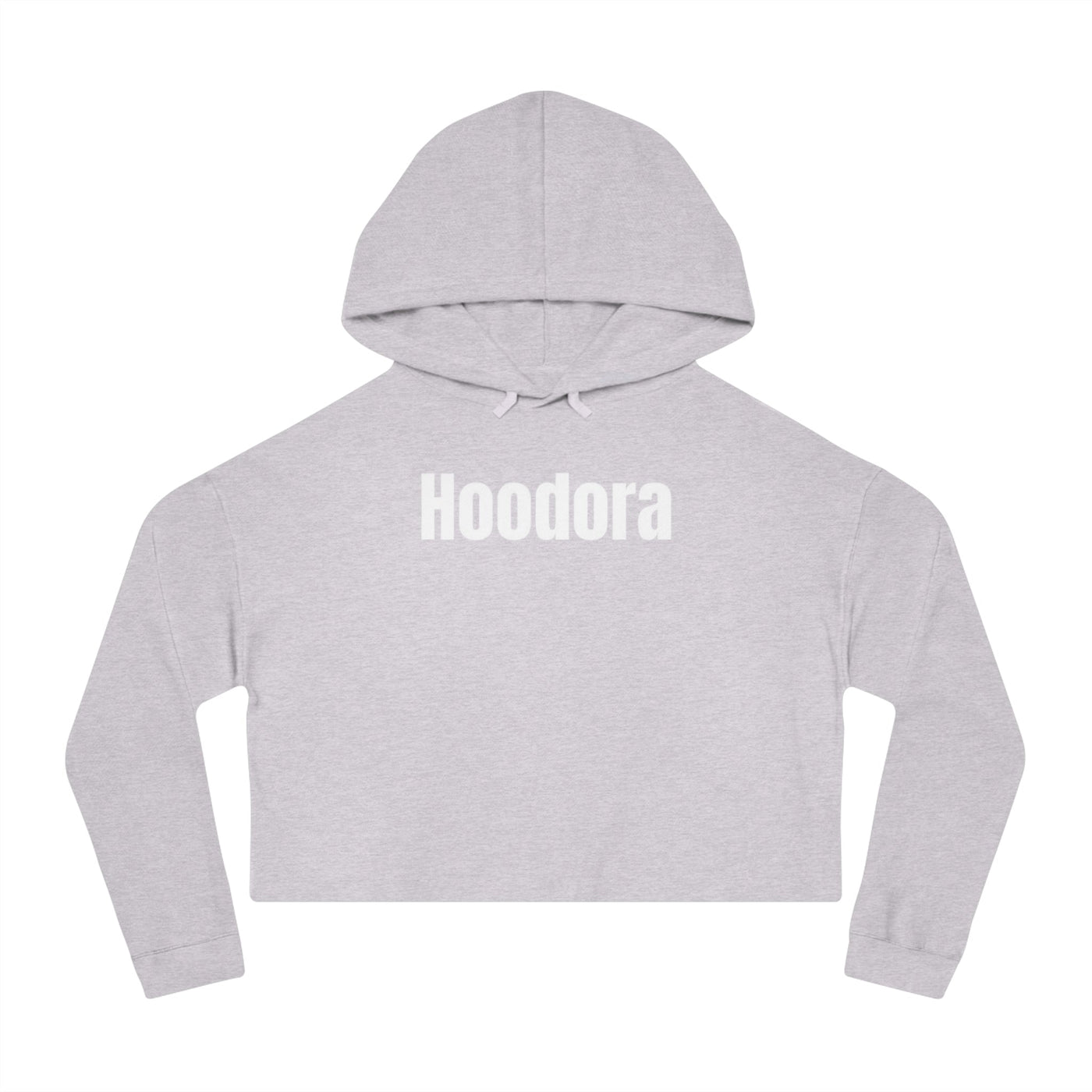 Chic Women’s Cropped Hooded Sweatshirt Hoodora