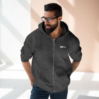 Comfortable Unisex Zip Hoodie Hoodora