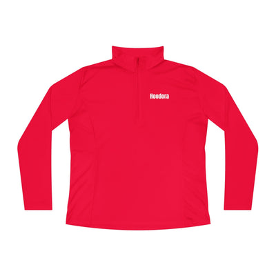 Ladies Quarter-Zip Pullover Hoodora