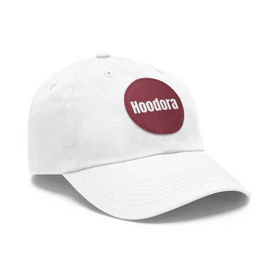 Classic Dad Hat with Round Leather Patch Hoodora