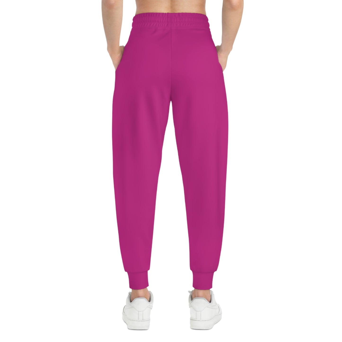 Stylish Pink Athletic Joggers for Comfort & Movement