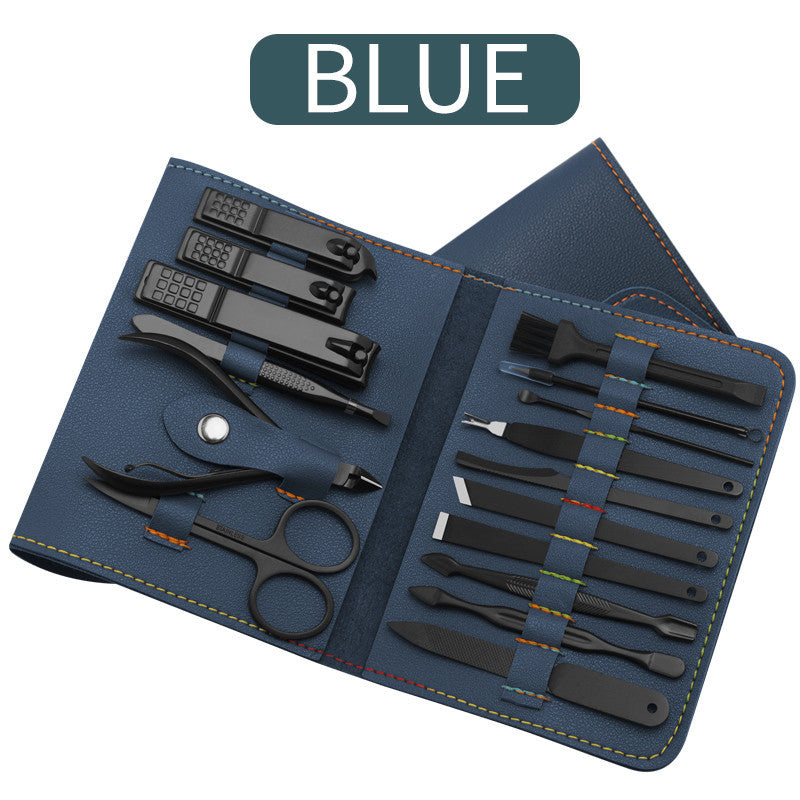 Manicure & Pedicure Art Tools Set Kits with Bag Hoodora
