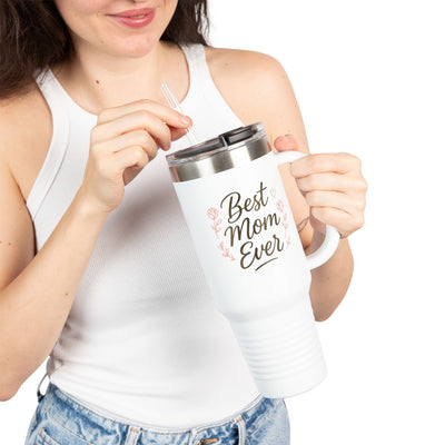 Best Mom Ever Insulated Travel Mug - Hoodora