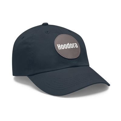 Classic Dad Hat with Round Leather Patch Hoodora