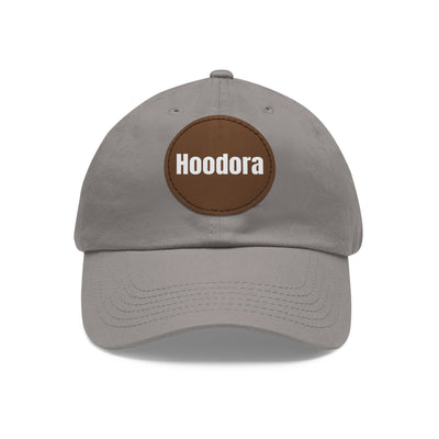 Classic Dad Hat with Round Leather Patch Hoodora