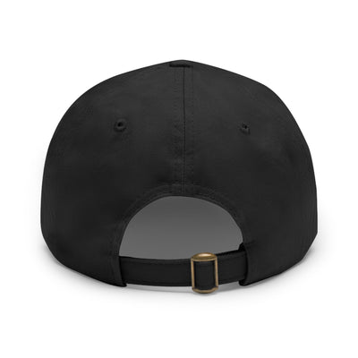 Classic Dad Hat with Round Leather Patch Hoodora