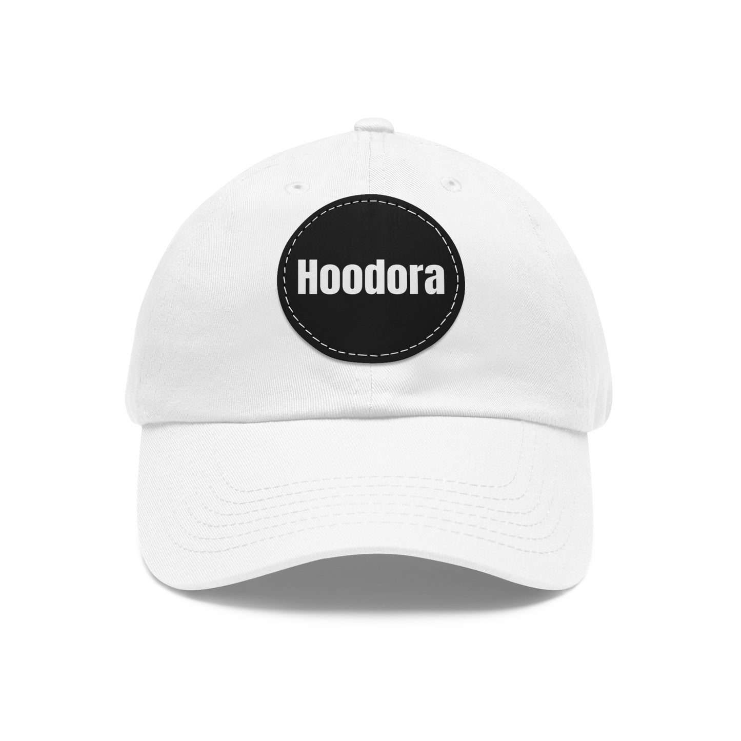 Classic Dad Hat with Round Leather Patch