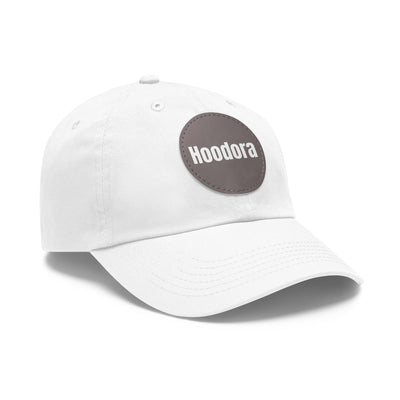 Classic Dad Hat with Round Leather Patch Hoodora