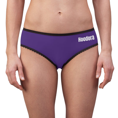 Stylish Women's Briefs with Lace Trim Hoodora