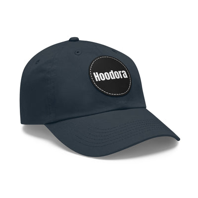 Classic Dad Hat with Round Leather Patch Hoodora