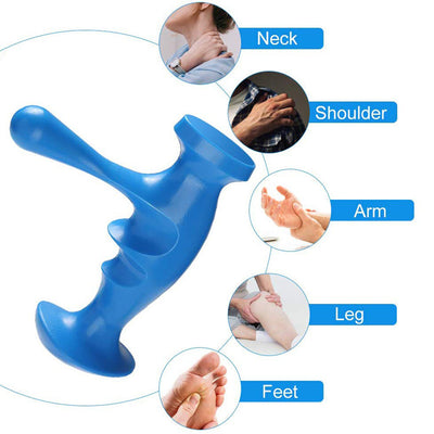 Blue Nylon Point Massage Gun.