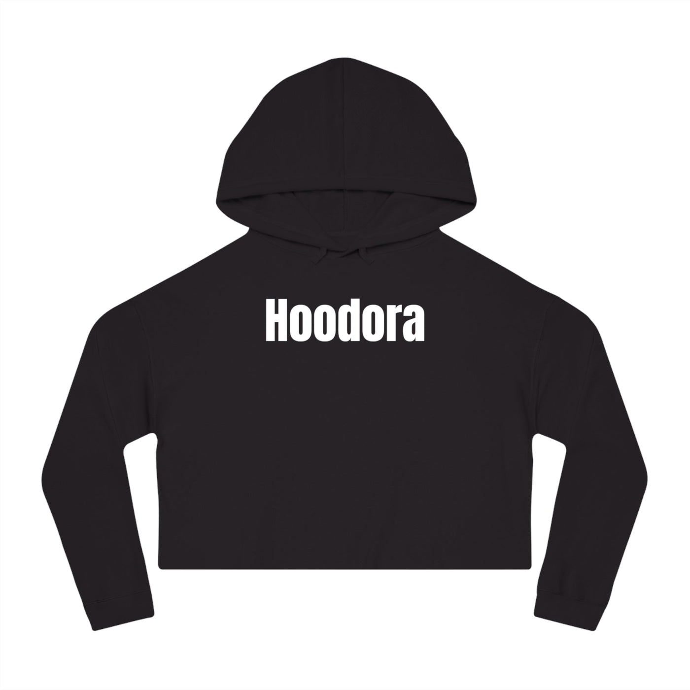 Chic Women’s Cropped Hooded Sweatshirt Hoodora