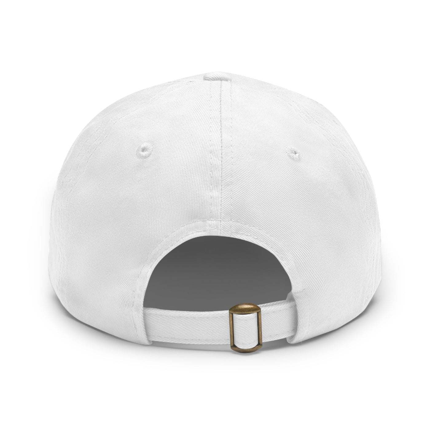 Classic Dad Hat with Round Leather Patch Hoodora