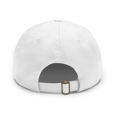 Classic Dad Hat with Round Leather Patch Hoodora