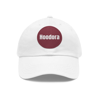 Classic Dad Hat with Round Leather Patch Hoodora
