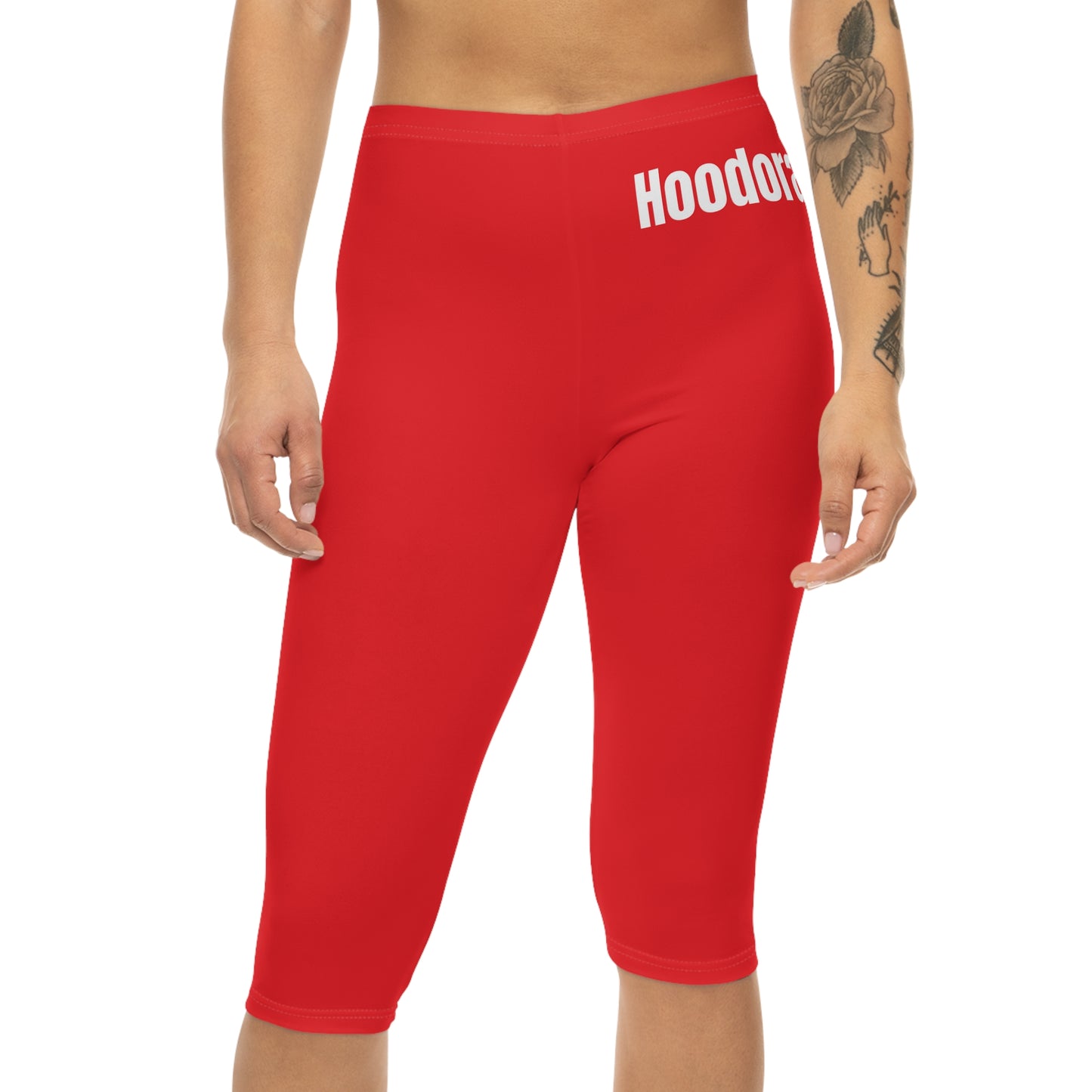 Hooded Capri Leggings for Active Women