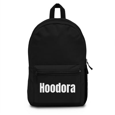 Stylish Black Backpack Hoodora