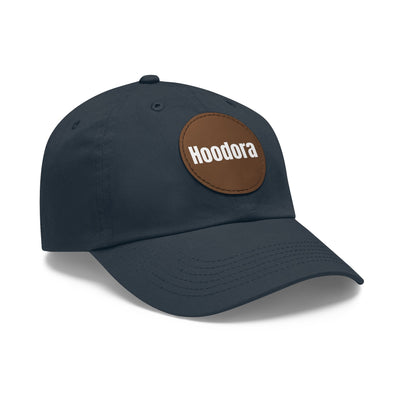 Classic Dad Hat with Round Leather Patch Hoodora