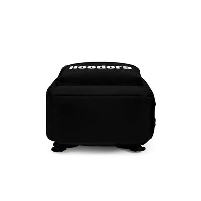 Stylish Black Backpack Hoodora