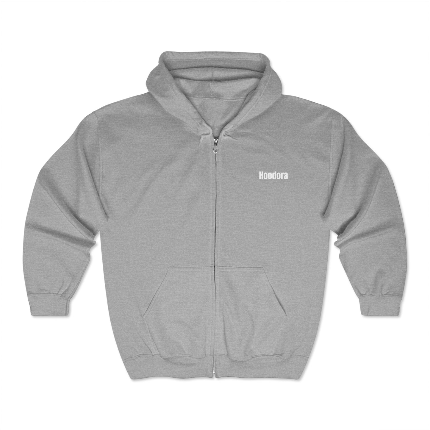 Hoodora Unisex Full Zip Hoodie