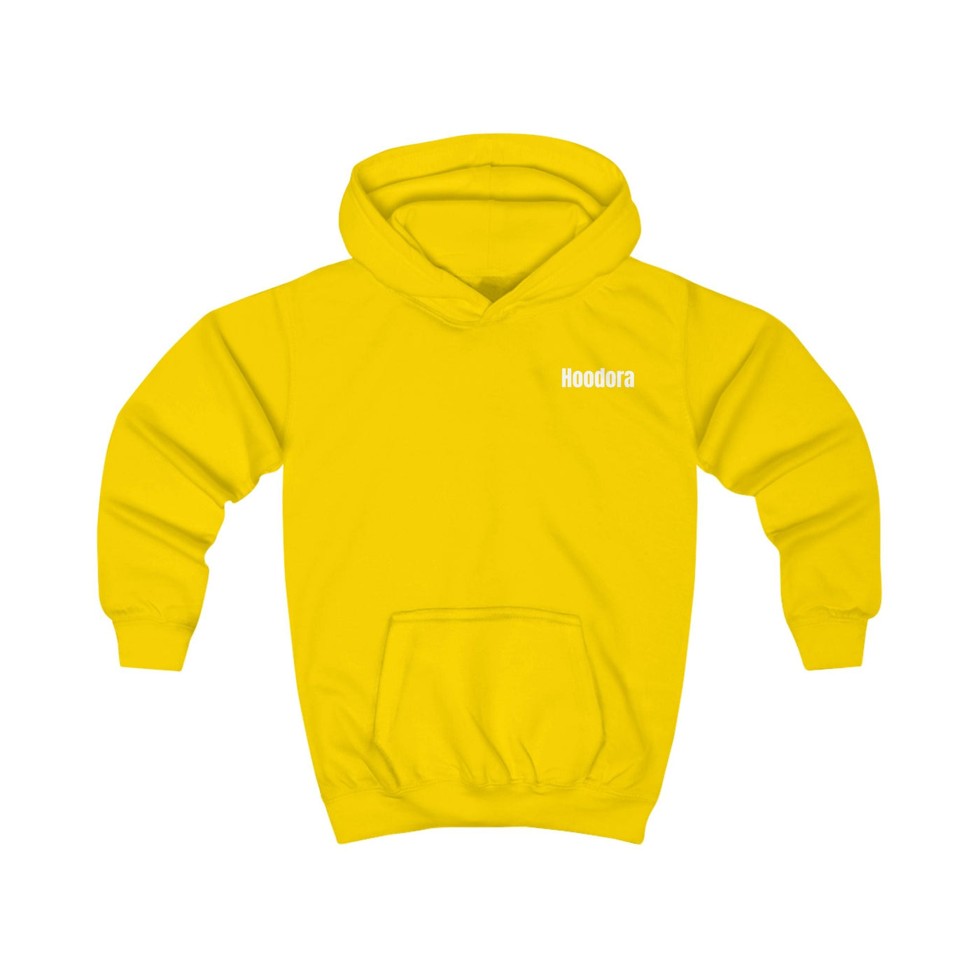 Bright Orange Kids Hoodie Hoodora