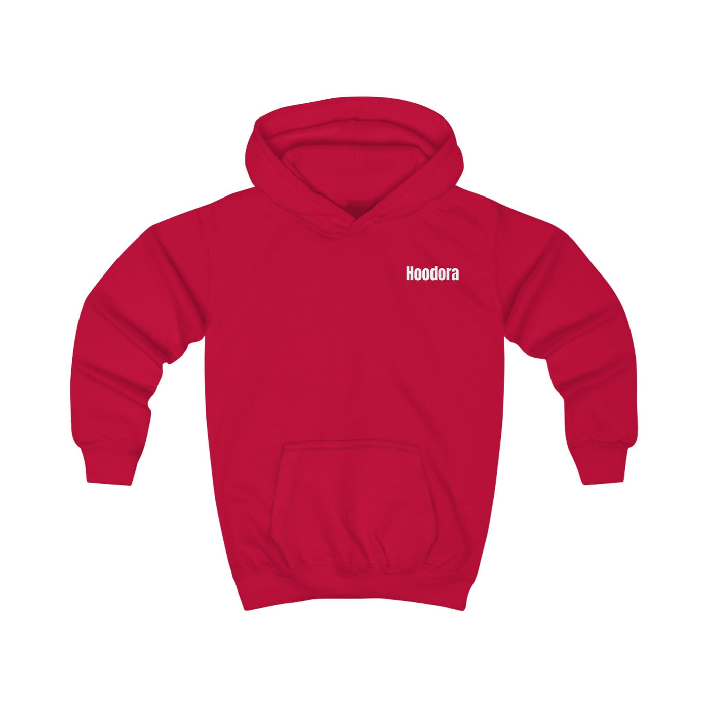 Bright Orange Kids Hoodie Hoodora