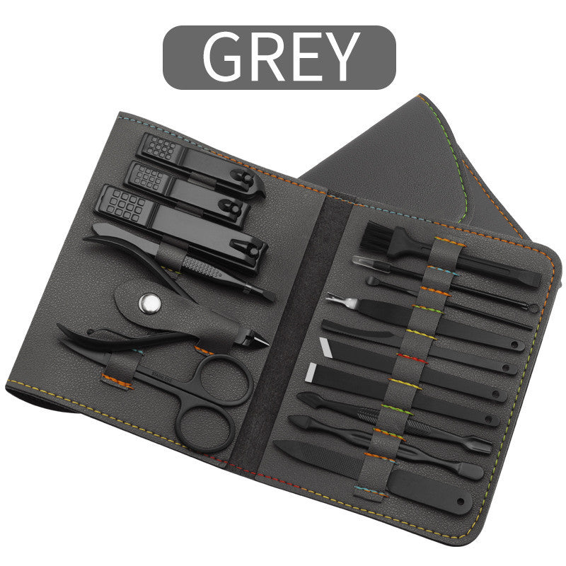 Manicure & Pedicure Art Tools Set Kits with Bag Hoodora