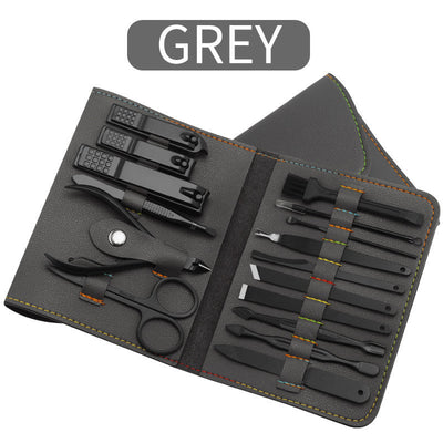 Manicure & Pedicure Art Tools Set Kits with Bag Hoodora