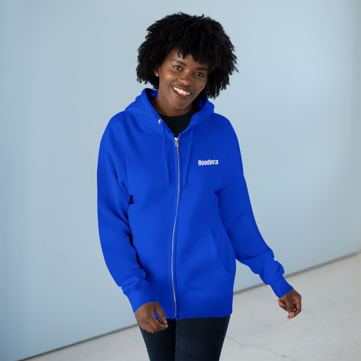 Comfortable Unisex Zip Hoodie Hoodora