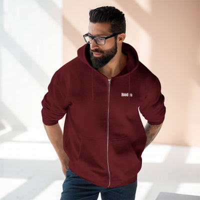 Comfortable Unisex Zip Hoodie Hoodora