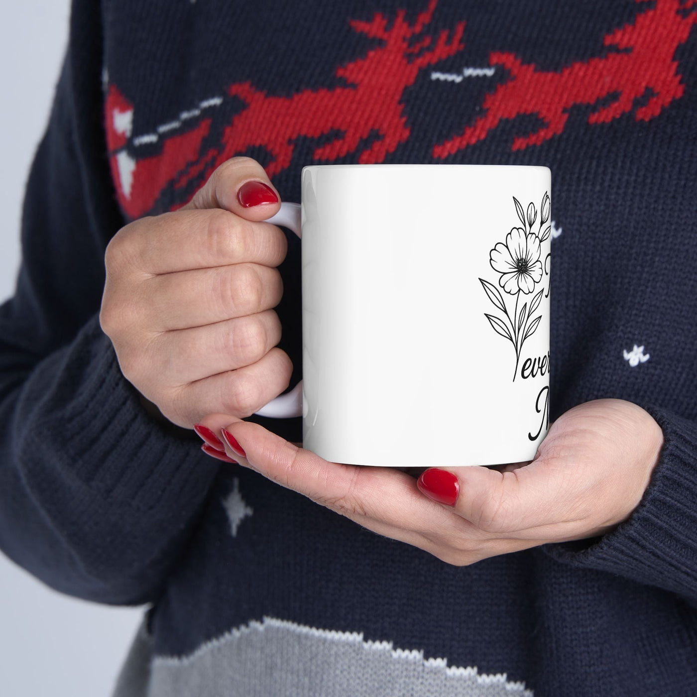 Thanks for Everything, Mom Ceramic Mug Hoodora