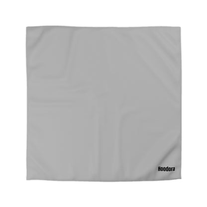 Cozy Microfiber Duvet Cover in Soft Gray