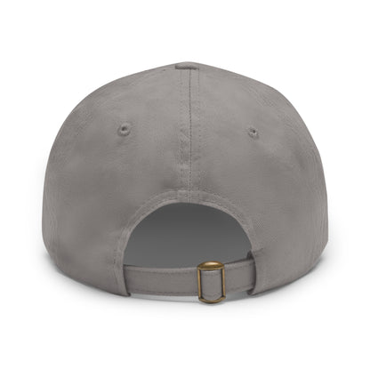 Stylish Dad Hat with Leather Patch