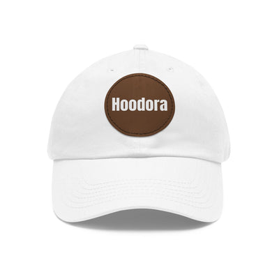 Classic Dad Hat with Round Leather Patch Hoodora