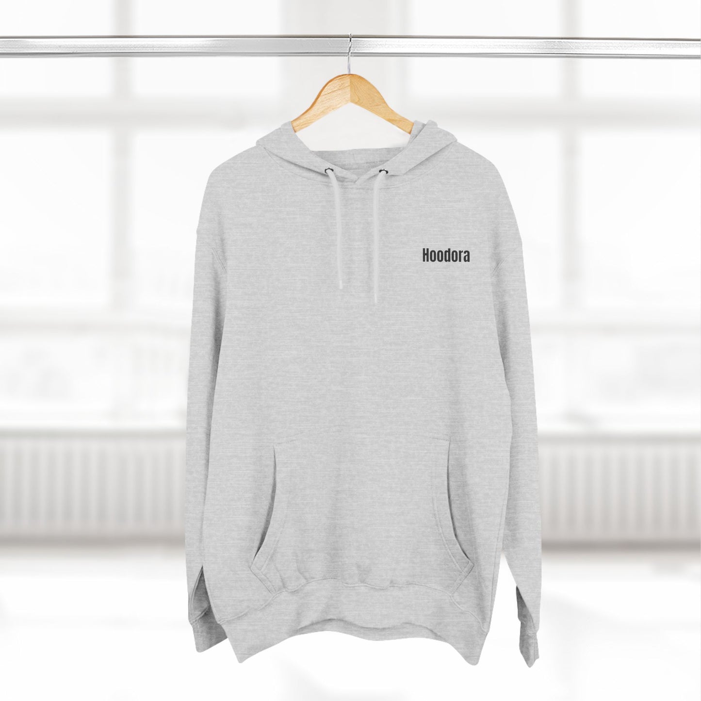 Cozy Three-Panel Fleece Hoodie - Perfect for Comfort and Style