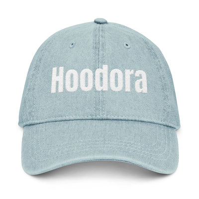Embroidered Denim Hat Hoodora