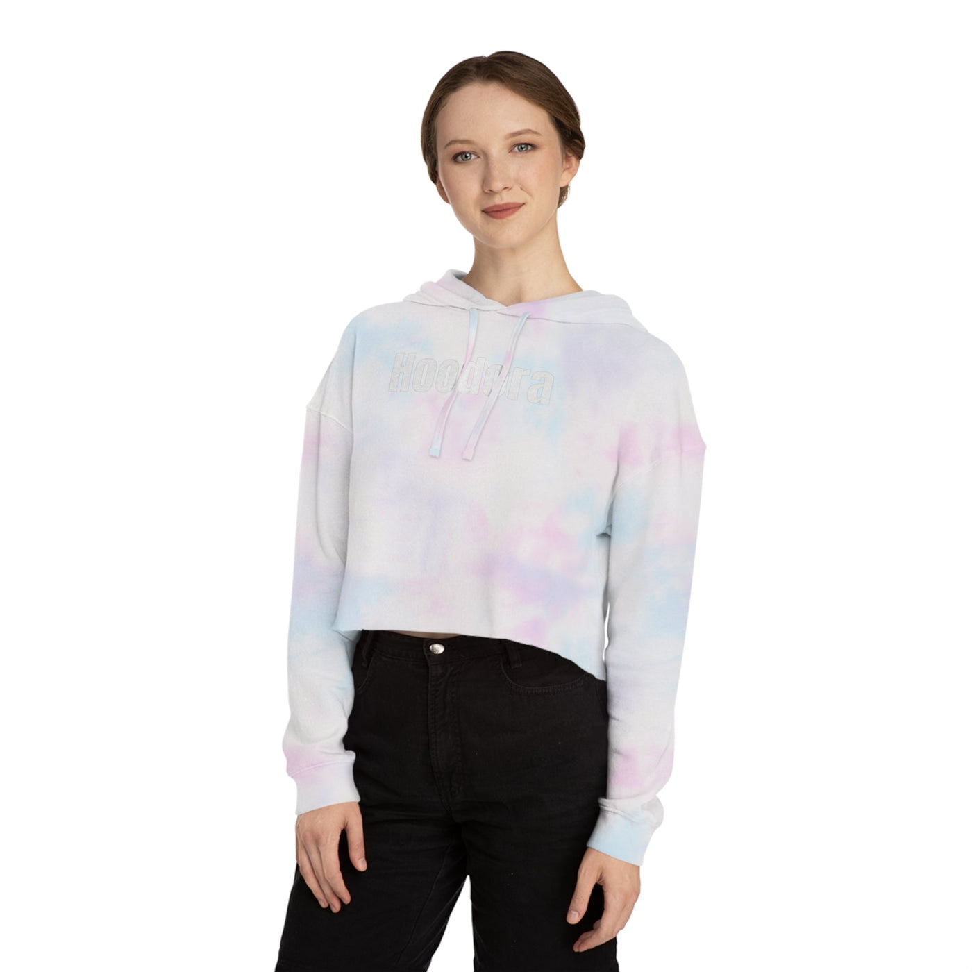 Chic Women’s Cropped Hooded Sweatshirt Hoodora