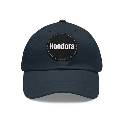 Classic Dad Hat with Round Leather Patch Hoodora