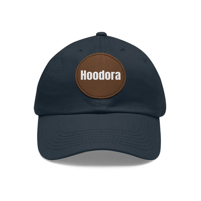 Classic Dad Hat with Round Leather Patch Hoodora