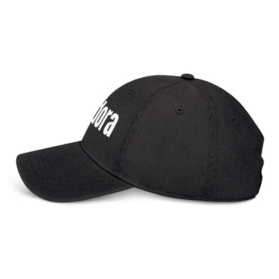 Embroidered Denim Hat Hoodora
