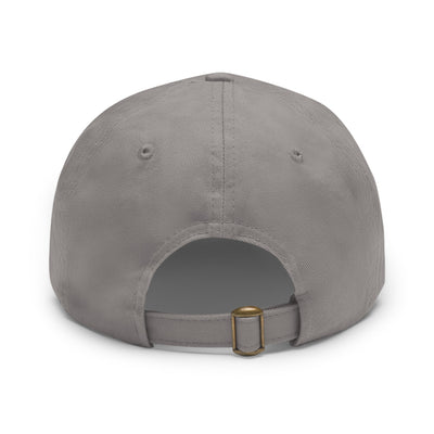 Classic Dad Hat with Round Leather Patch Hoodora