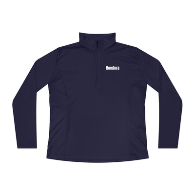 Ladies Quarter-Zip Pullover Hoodora