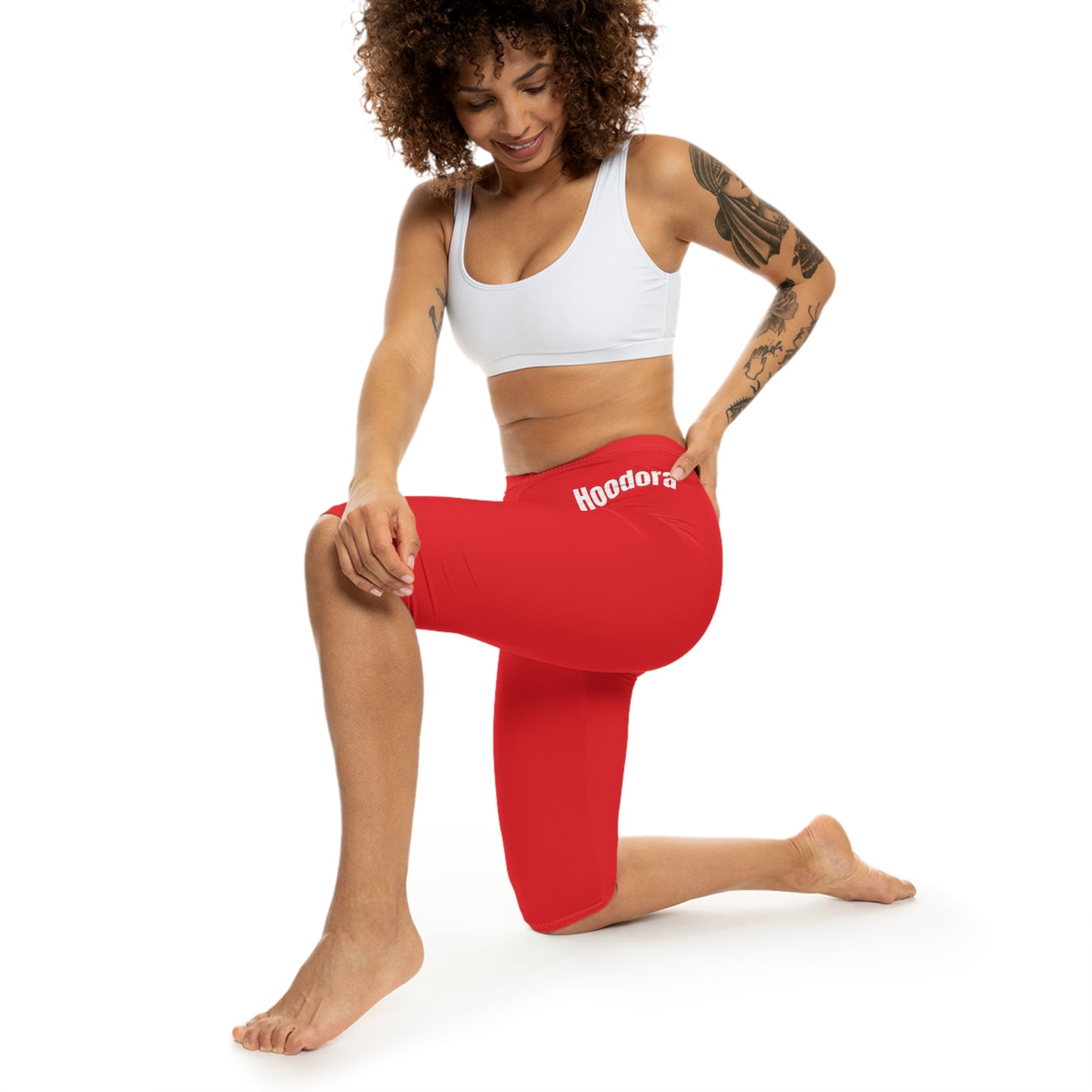 Hooded Capri Leggings for Active Women