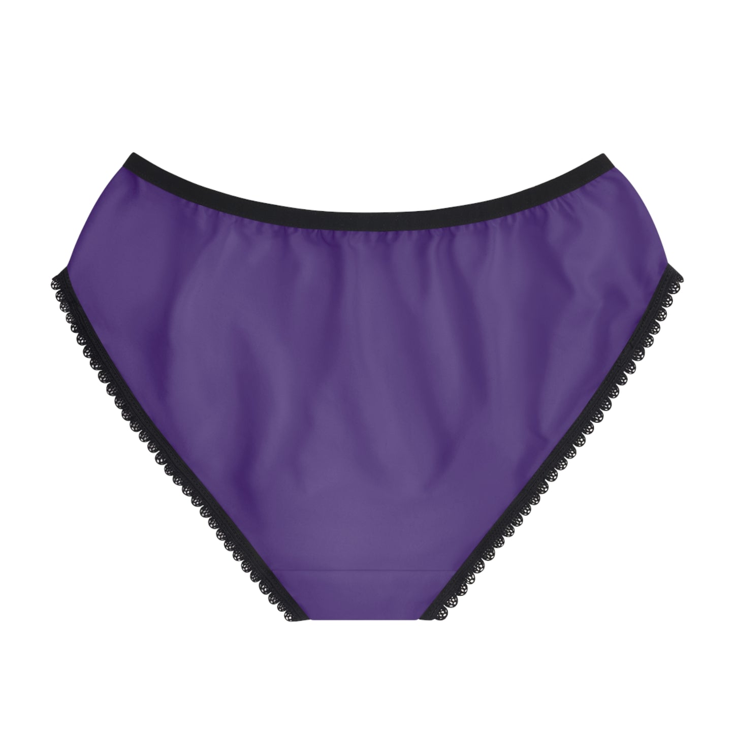 Stylish Women's Briefs with Lace Trim