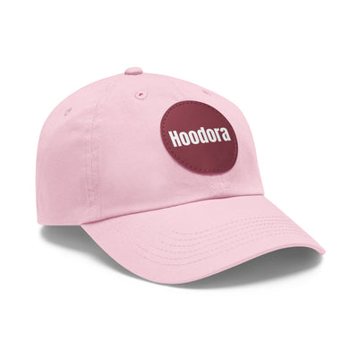 Classic Dad Hat with Round Leather Patch Hoodora