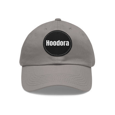 Classic Dad Hat with Round Leather Patch Hoodora